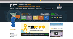 Desktop Screenshot of cetsp.com.br